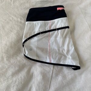 lululemon athletica Women's Black and White Shorts
